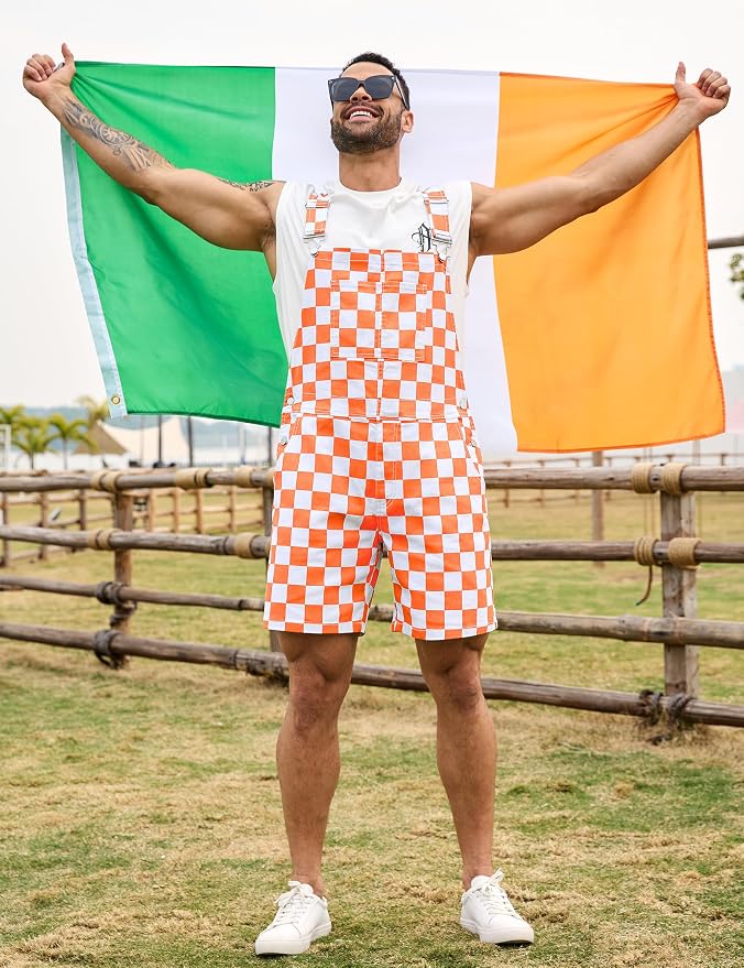 Orange Checkered