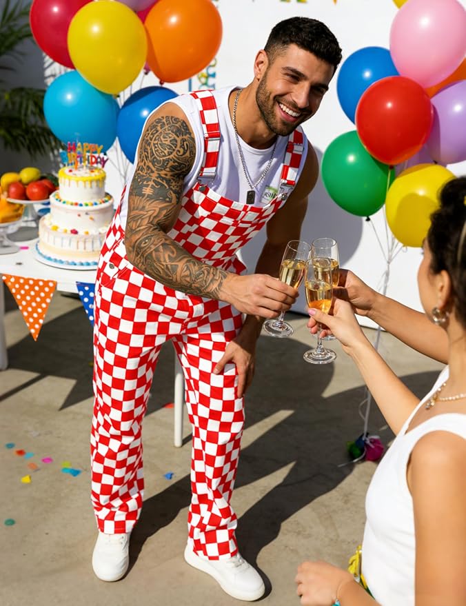 Red and White Checkered