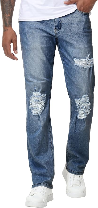 Dark Blue Ripped