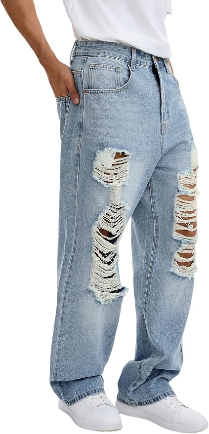 D#light Indigo Ripped