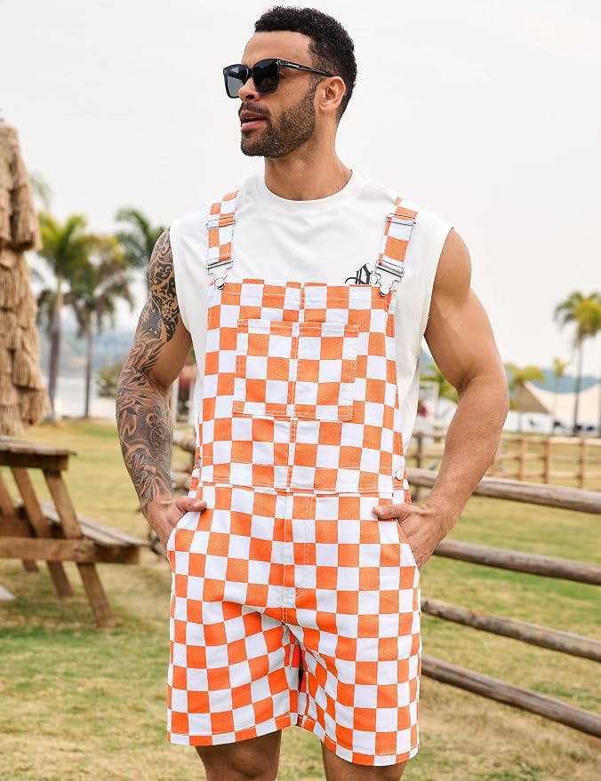 Orange Checkered