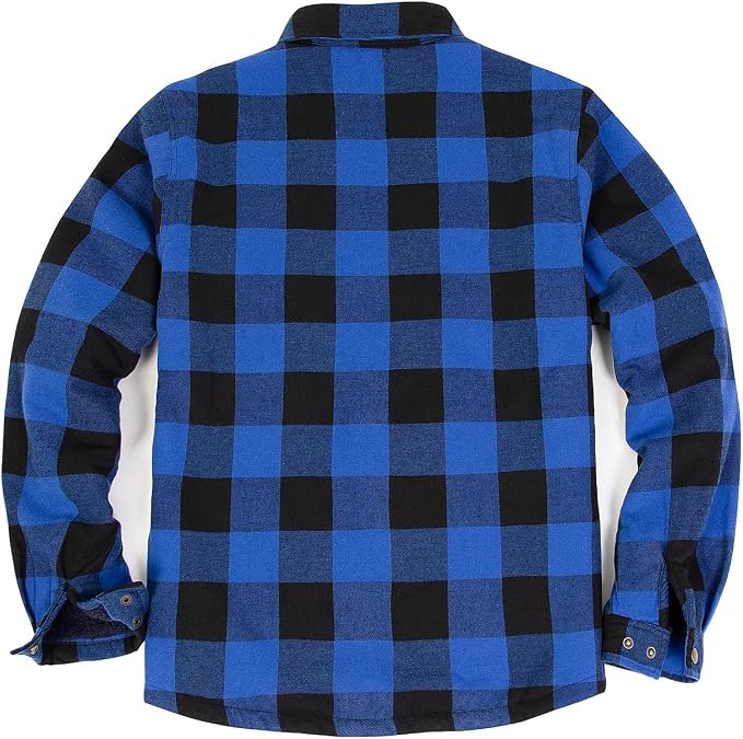 Sherpa Lined Buffalo Plaid Blue