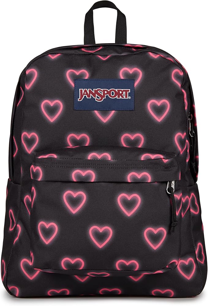 Happy Hearts Black