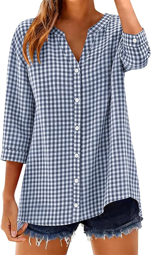 Navy Blue Gingham