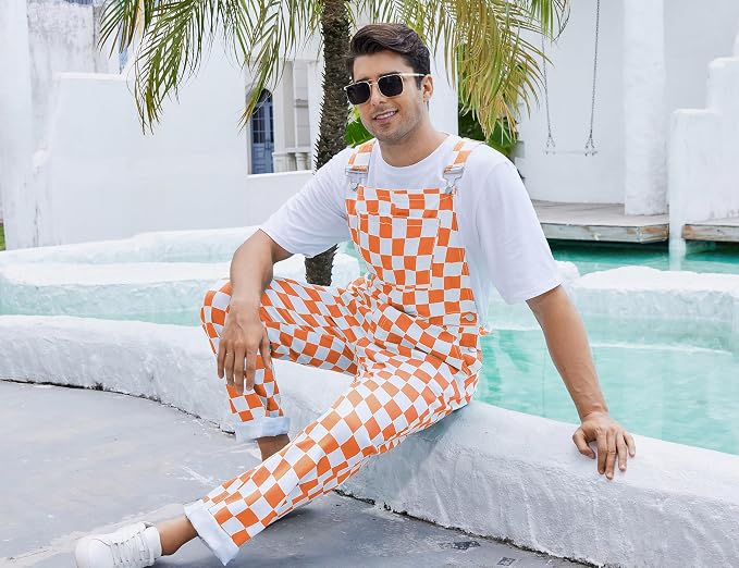 Orange Checkered