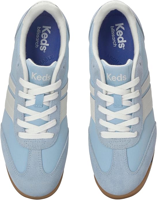 Light Blue Nylon/Suede/Leather