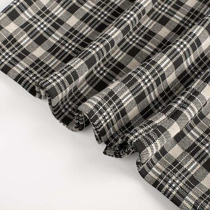 Plaid Apricot Black