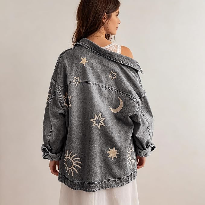 Grey Embroidery