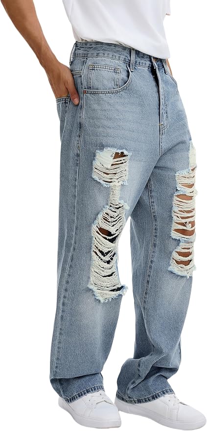 D#medium Indigo Ripped