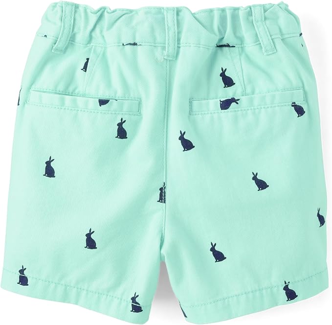 Aqua Bunny Print