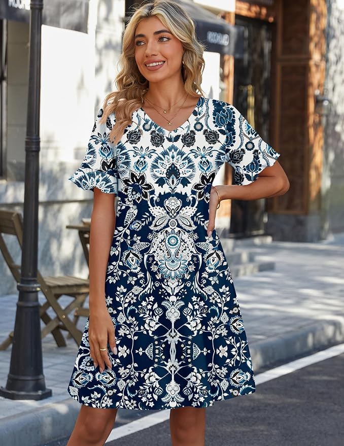 Boho-printed