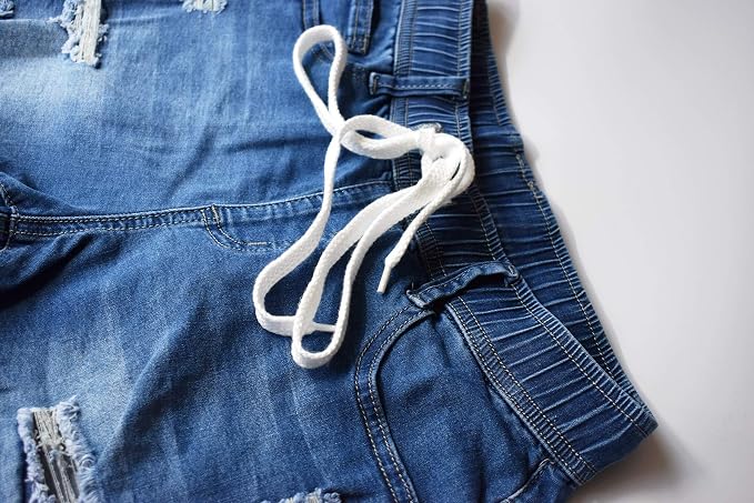 Blue With Drawstring