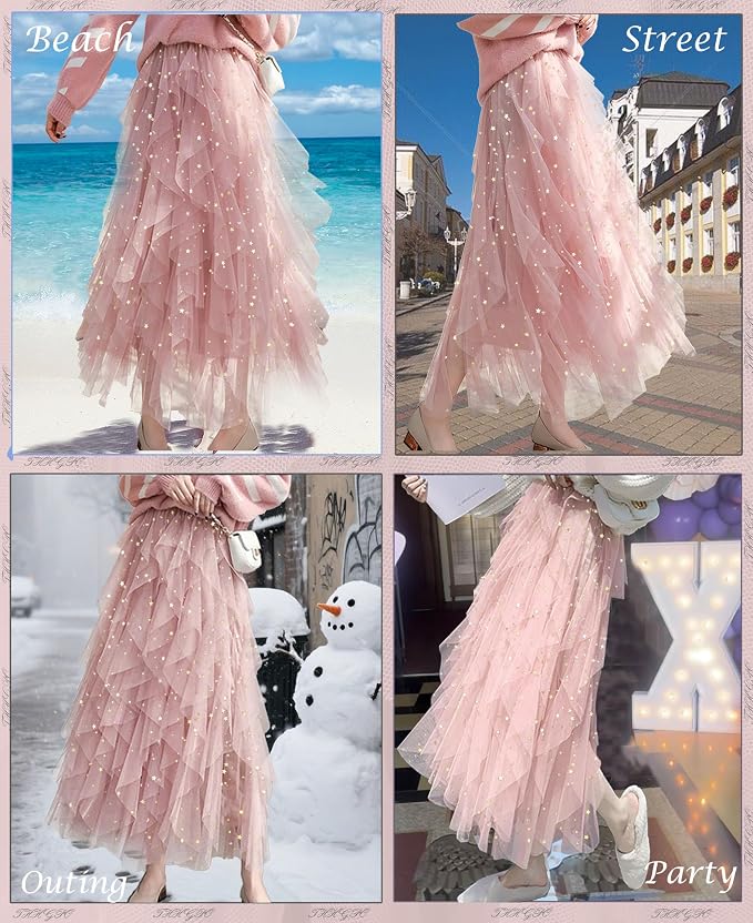 Sequin Blush Pink
