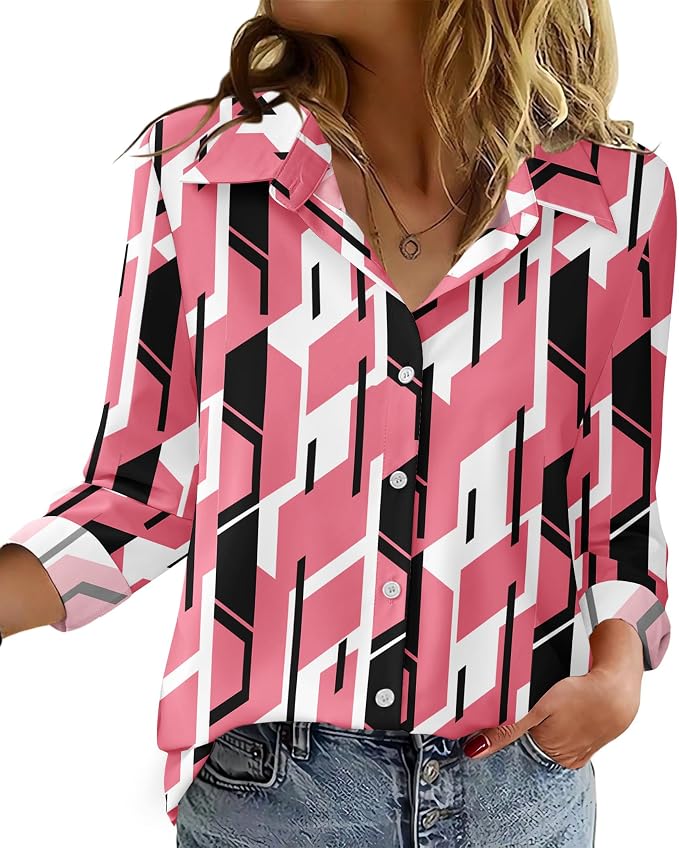 Geometric Pink 603