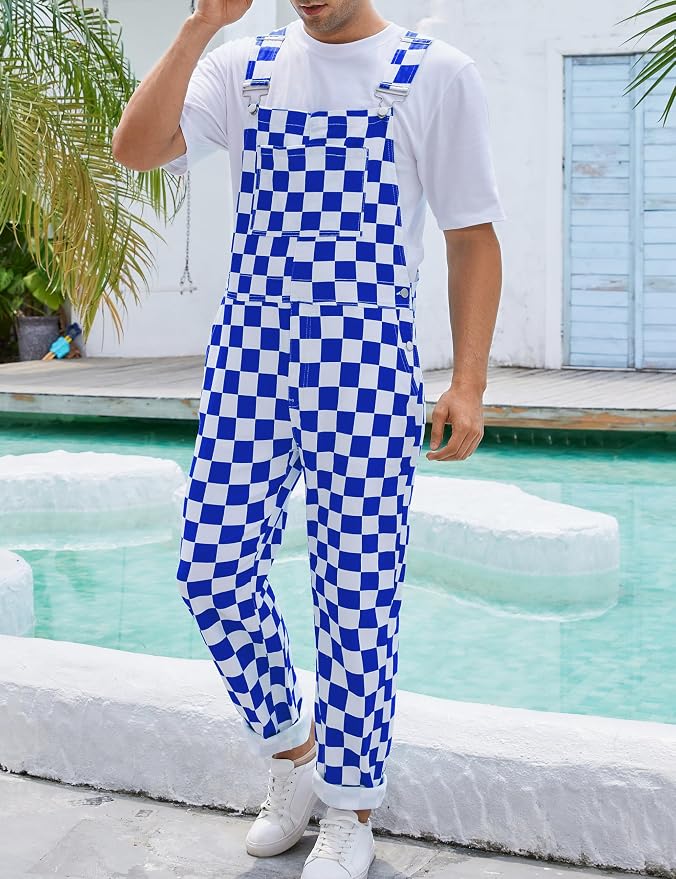 Blue and White Plaid