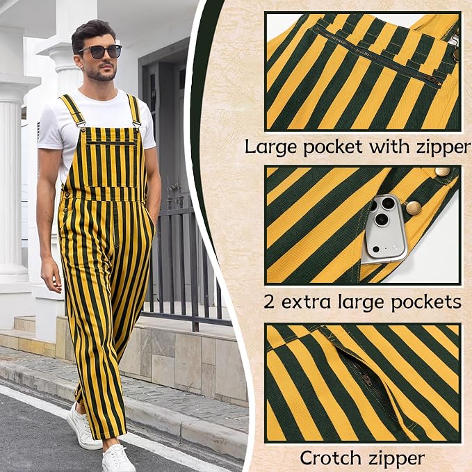 Yellow and Green Striped