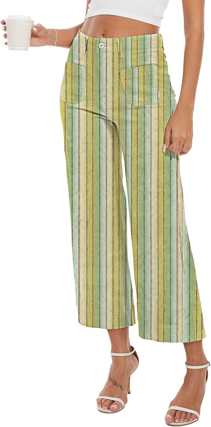 Light Green Striped