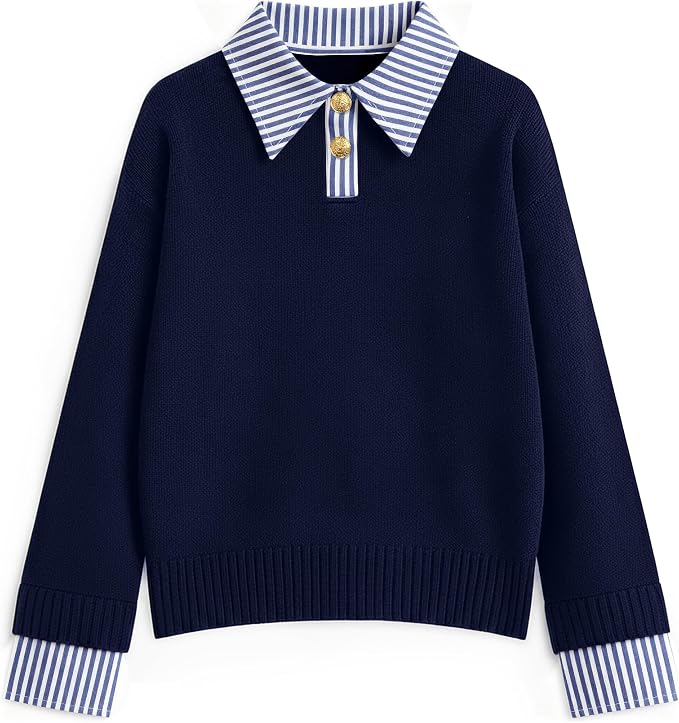 Striped Pure Navy