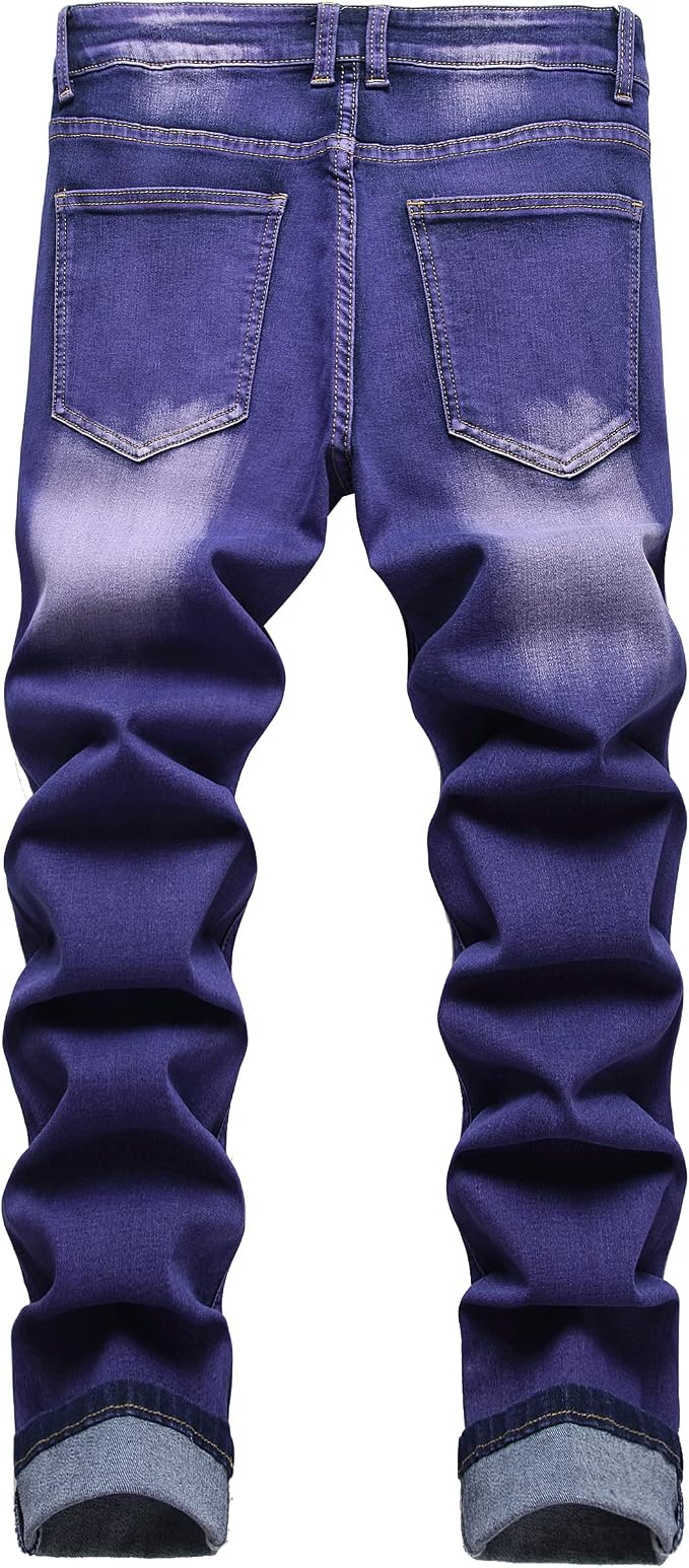 C#purple Stretch Jeans