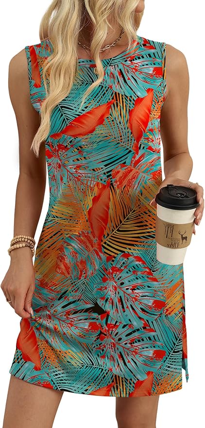 Floral Blue Orange