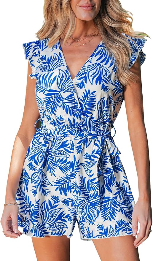 Blue/White Floral