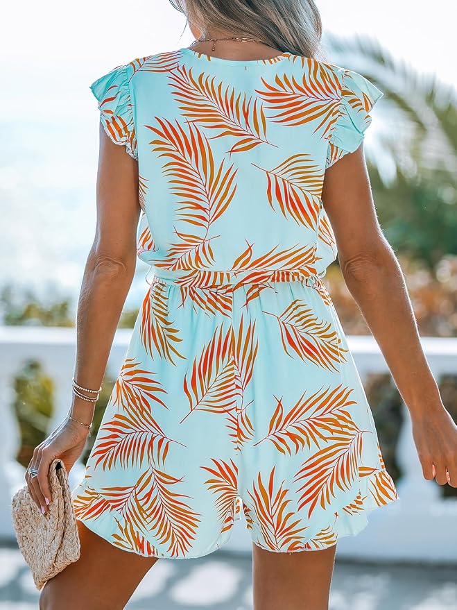 Teal/Orange Leaves