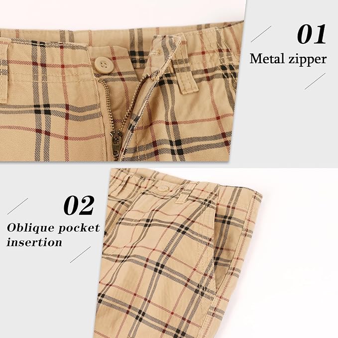Plaid Khaki