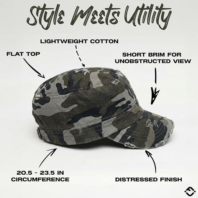 Distressed Black Camo