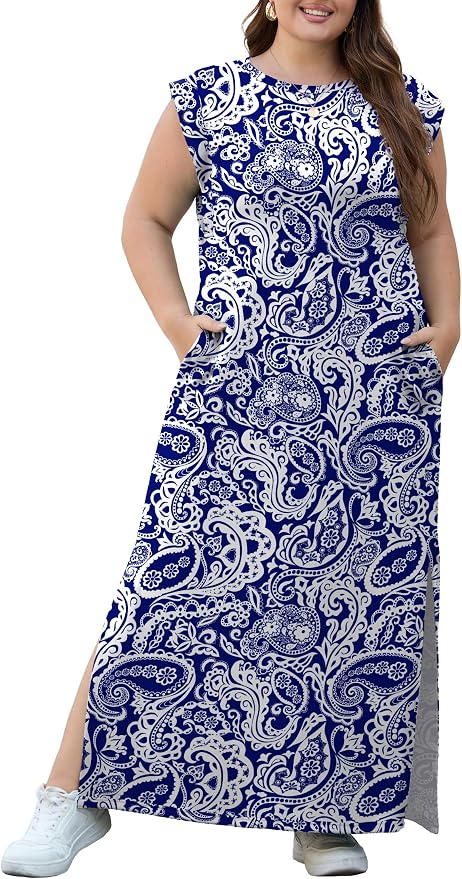 Fp-blue White Paisley