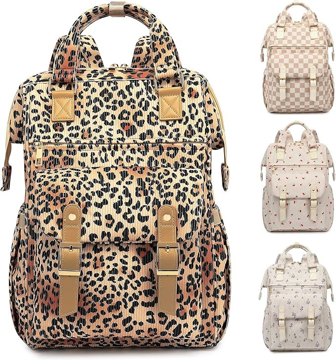 Corduroy Leopard Brown