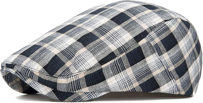 Plaid Black White