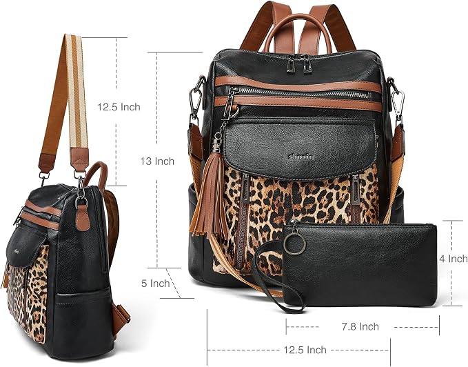 2-3 Black With Leopard