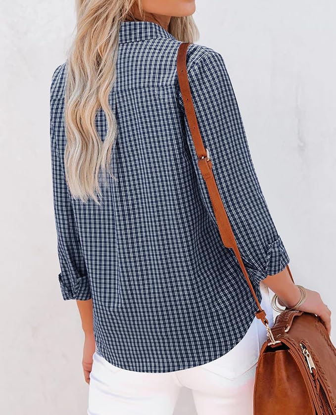 Navy Blue Plaid