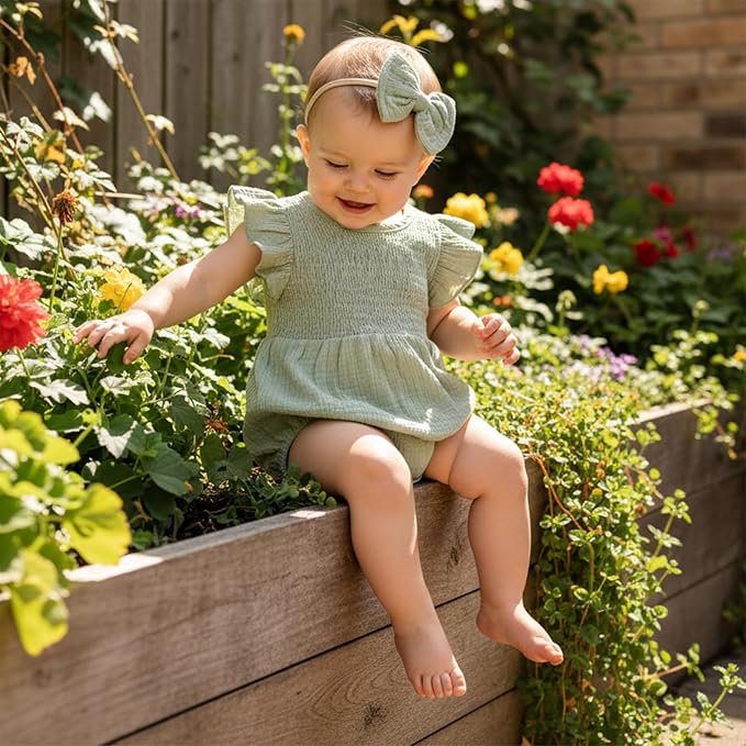 Smocked Green