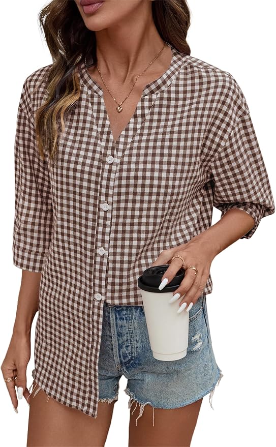 Coffee Gingham