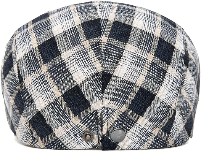 Plaid Black White