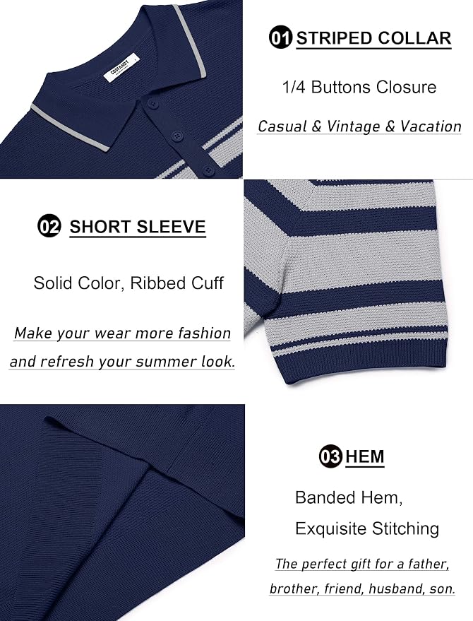 Blue With Gray Stripes