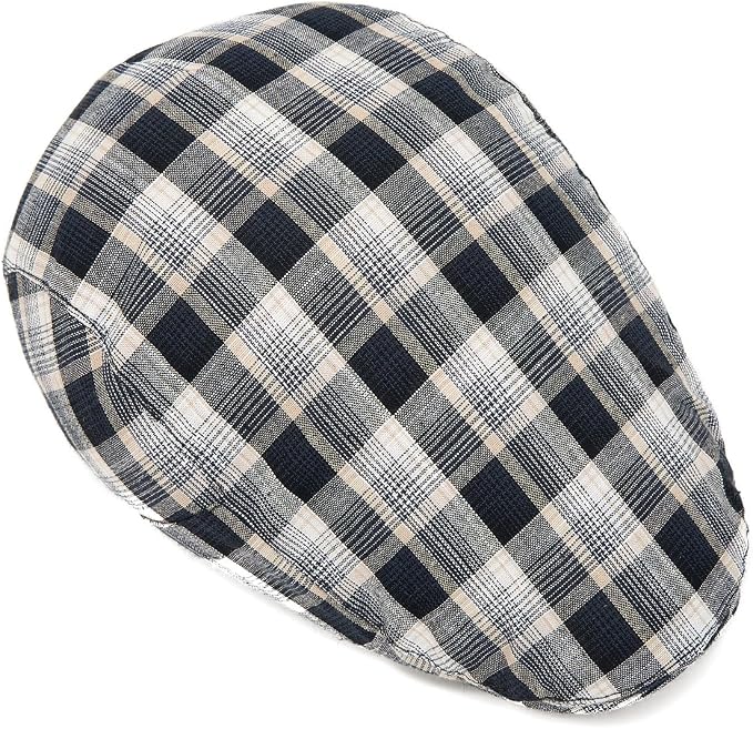 Plaid Black White