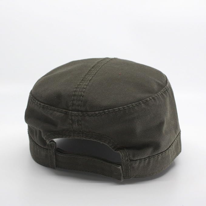 Dark Olive Green Heavy Stitching
