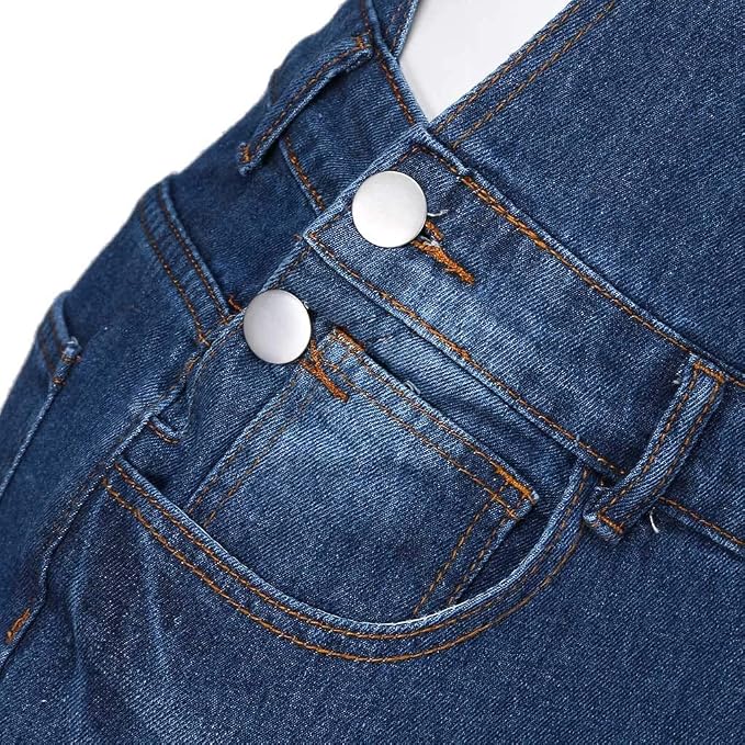 16#skinny Stretch Denim Pants-dark Blue