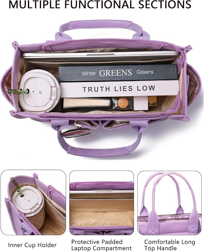 New Upgrade Plus Purple With Compartments and Inner Cup Holders