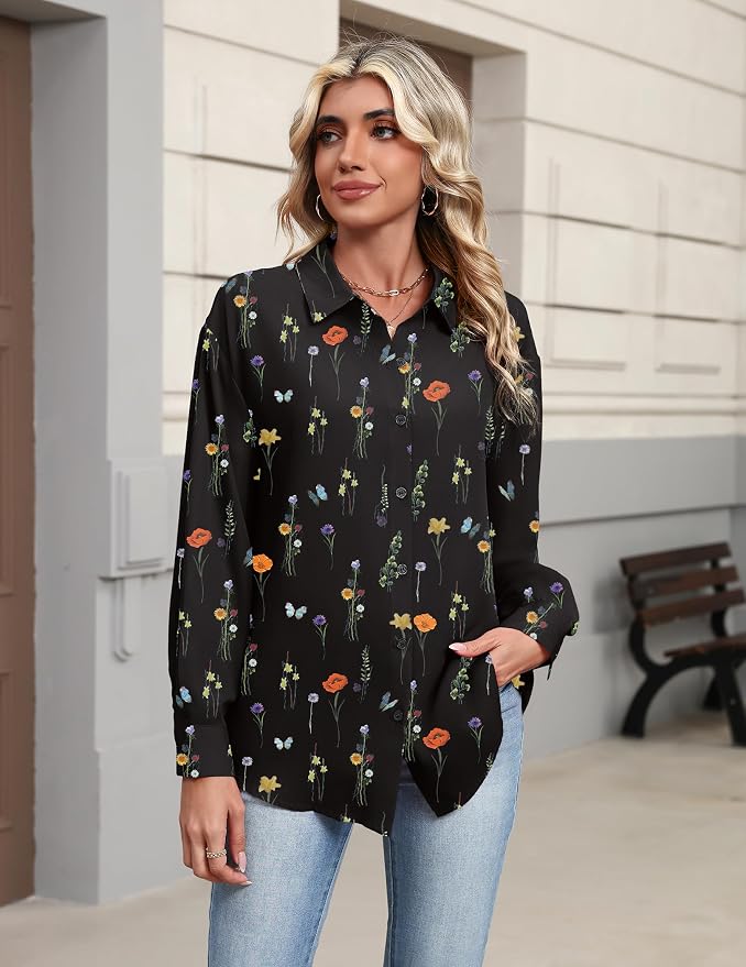 Floral Black