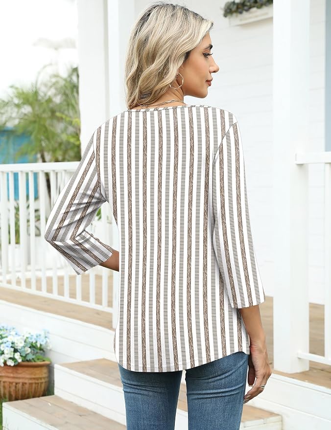 2-brown-white Stripes
