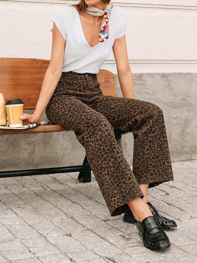 Brown Leopard Print