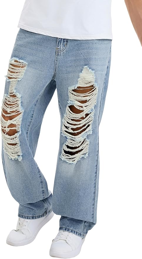 D#light Indigo Ripped