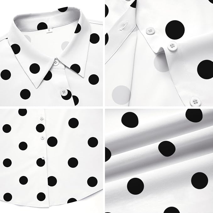 Polka Dots White