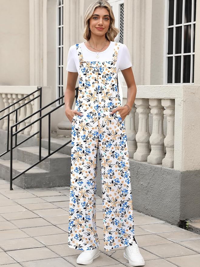 Yellow Blue Floral