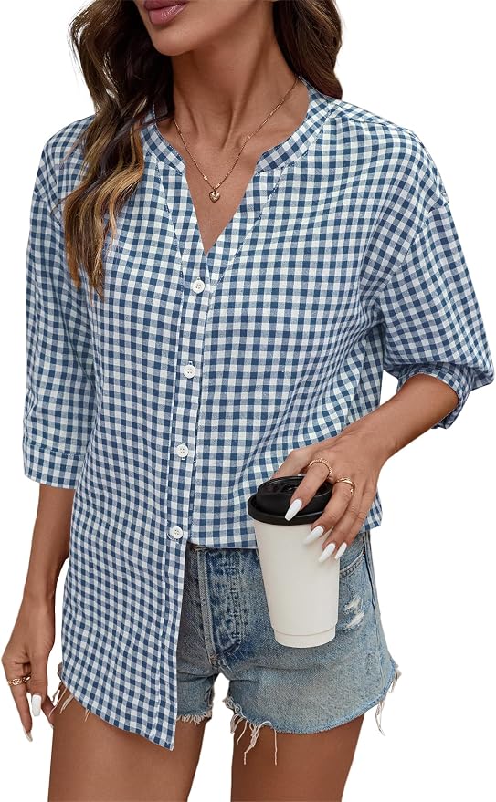 Navy Blue Gingham