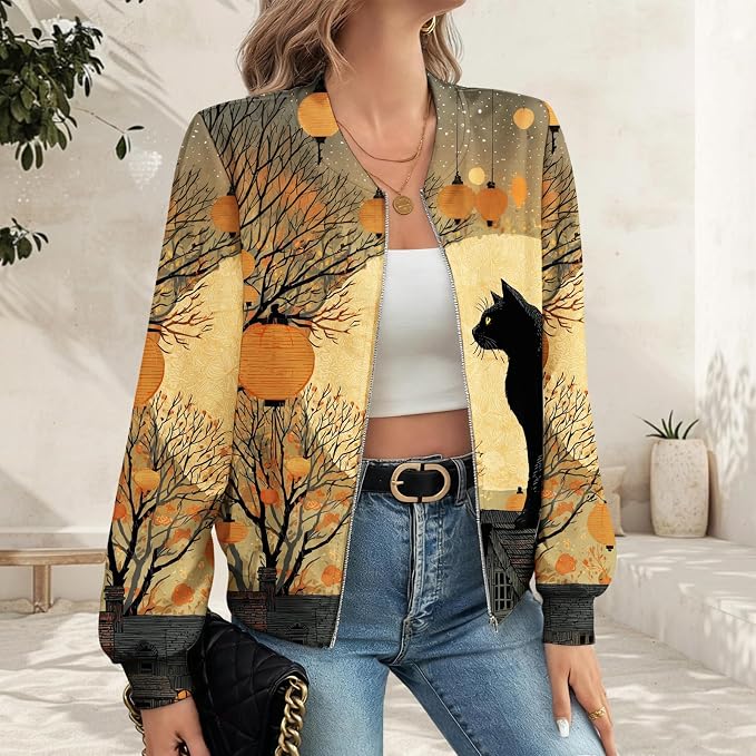 Cat Black Yellow
