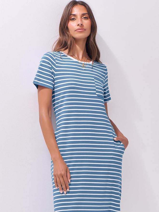 Sky White Stripe
